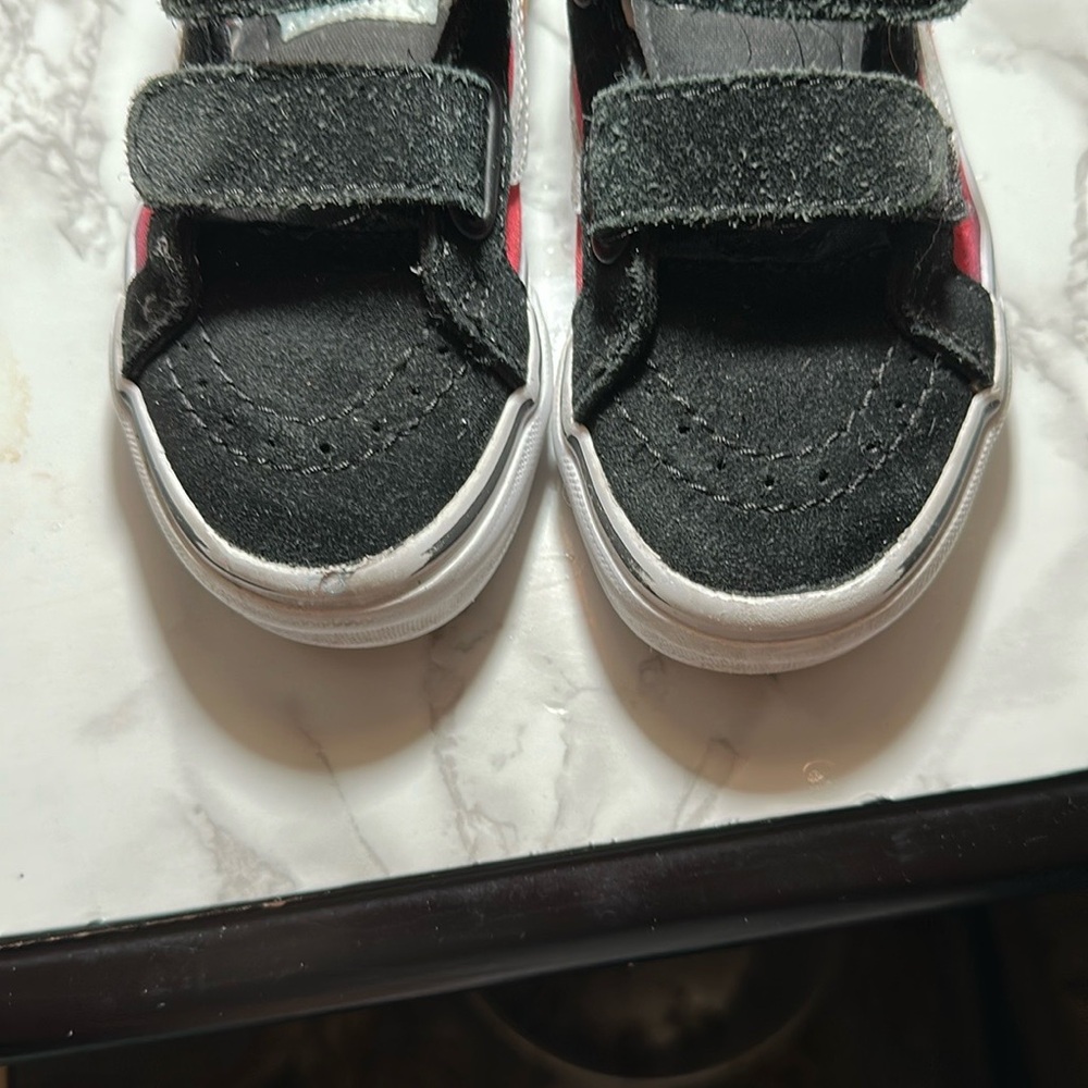 Vans Sk8 shark shoes little Kids toddler sunset High-Top Sneakers sz 12 - Picture 3 of 5